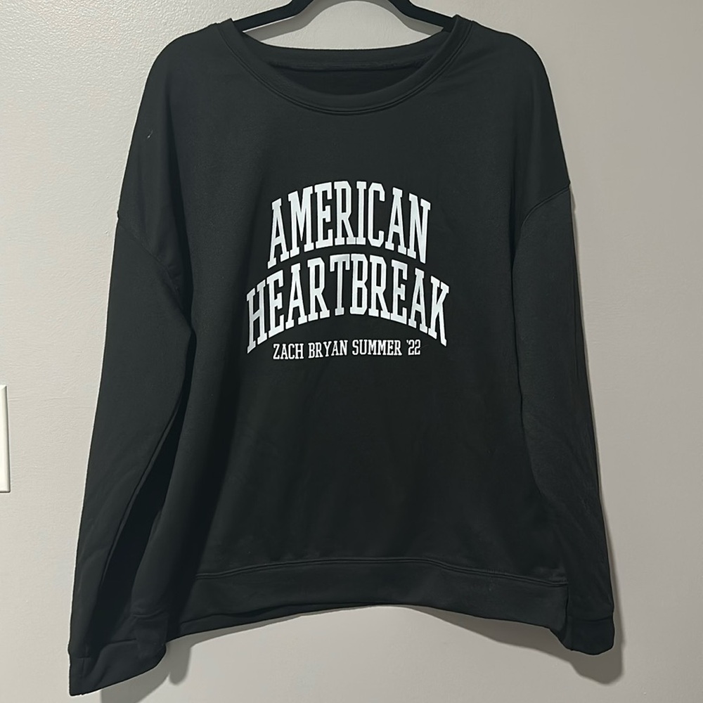 Zach Bryan 2022 American Heartbreak Tour Sweatshirt XXL
